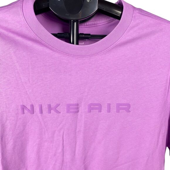 Nike Air Women’s Purple Graphic Tee | Lightweight Crewneck T-Shirt | Size L - Picture 2 of 7